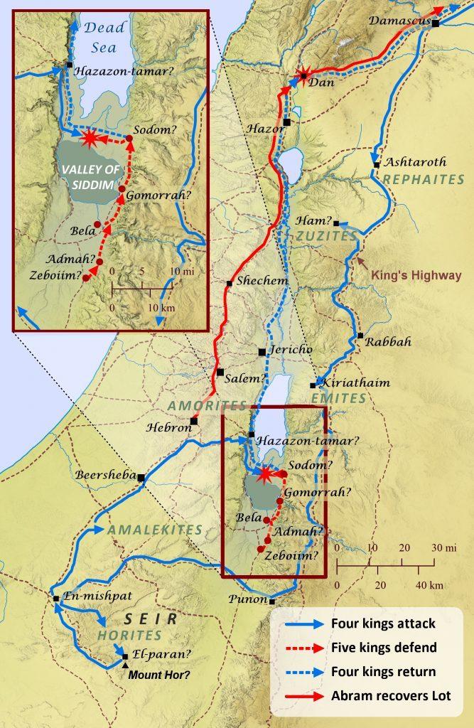 Battle At Valley Of Siddim