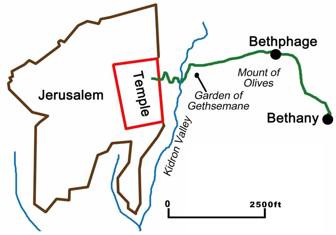 Jerusalem To Bethany